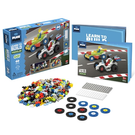 Plus-Plus Plus-Plus Learn to Build GO Vehicles, 360 Pieces Per Set 05064
